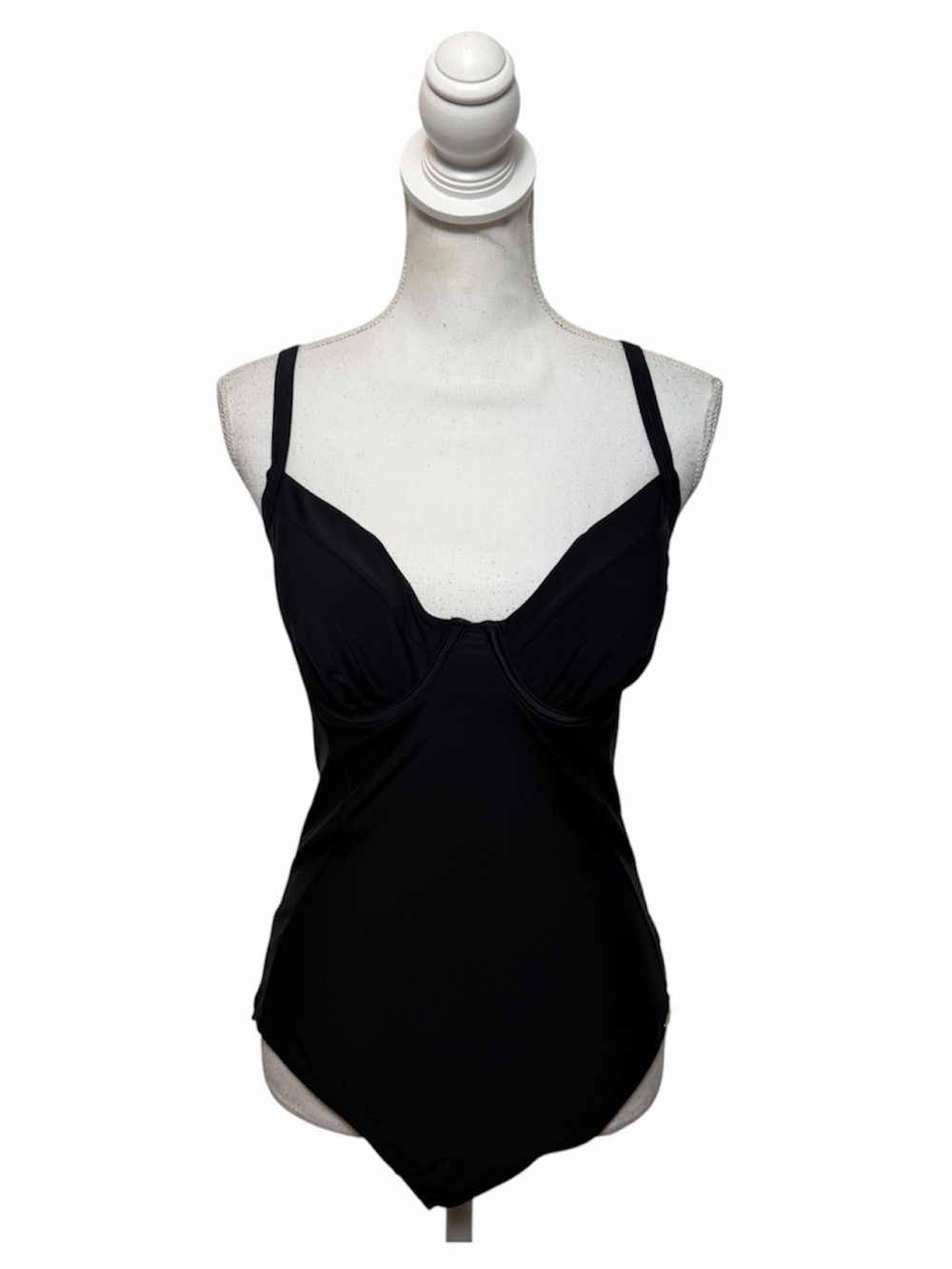 Relleciga Black One Piece Swimsuit Women's Large NWOT